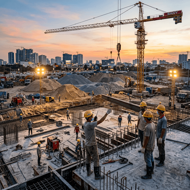 Dự án cung cấp cát Tân Kiến